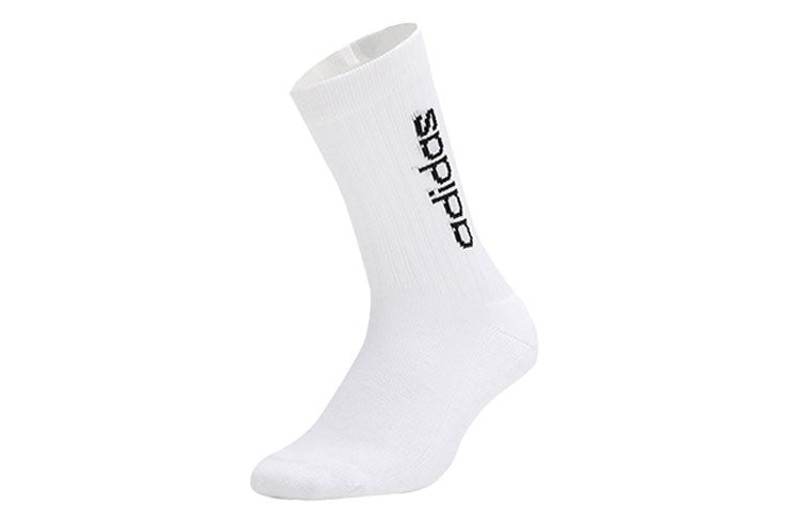 adidas neo Sports Outdoor High Top Mid Tops Socks Couple Style 3 Pairs 'Black Green White' GE1377 3