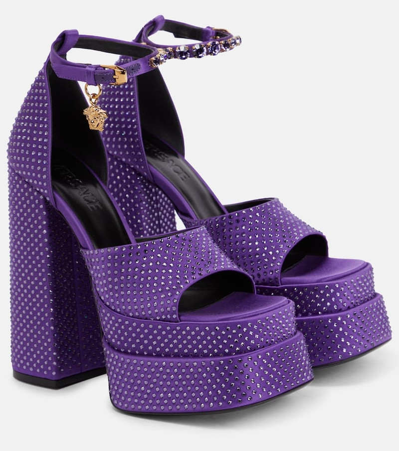 Medusa Aevitas embellished platform sandals 1
