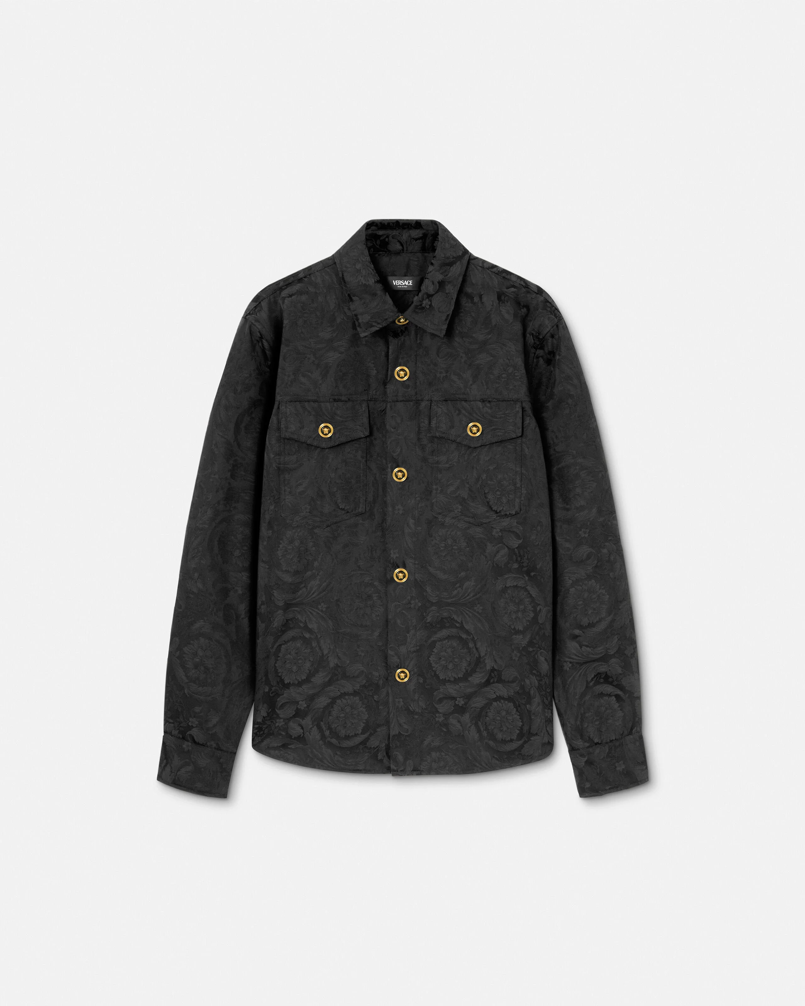 Jacquard Cotton Overshirt - 1
