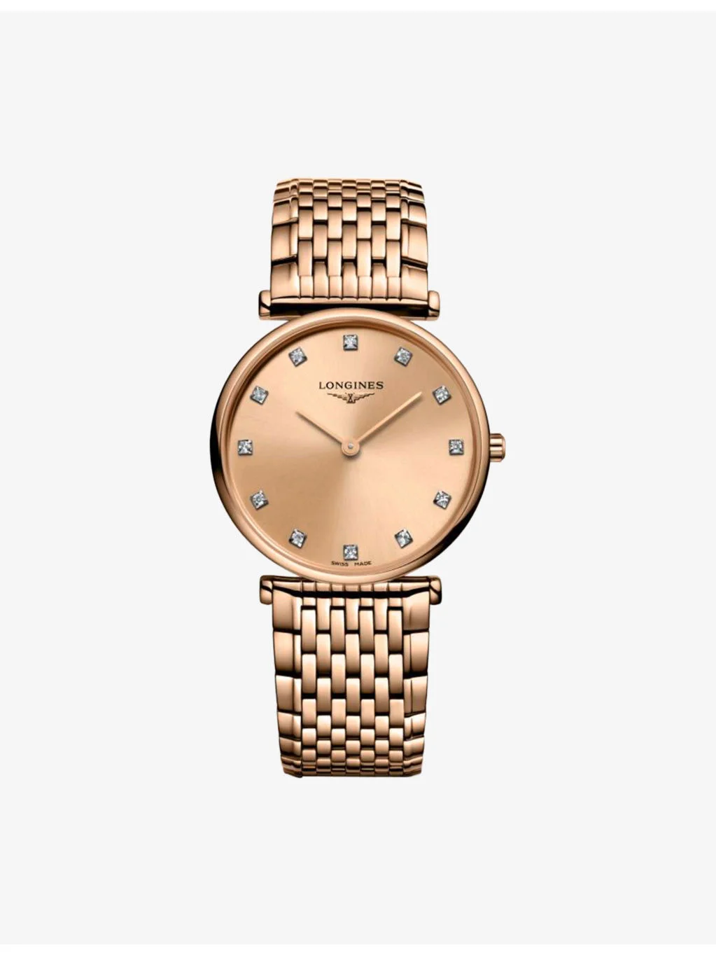 L4.512.1.90.8 La Grande Classique De Longines Red PVD-Coated and 0.081ct Diamond Quartz Watch - 1