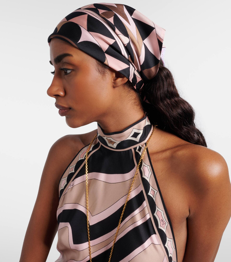 PUCCI Manuba silk twill scarf outlook