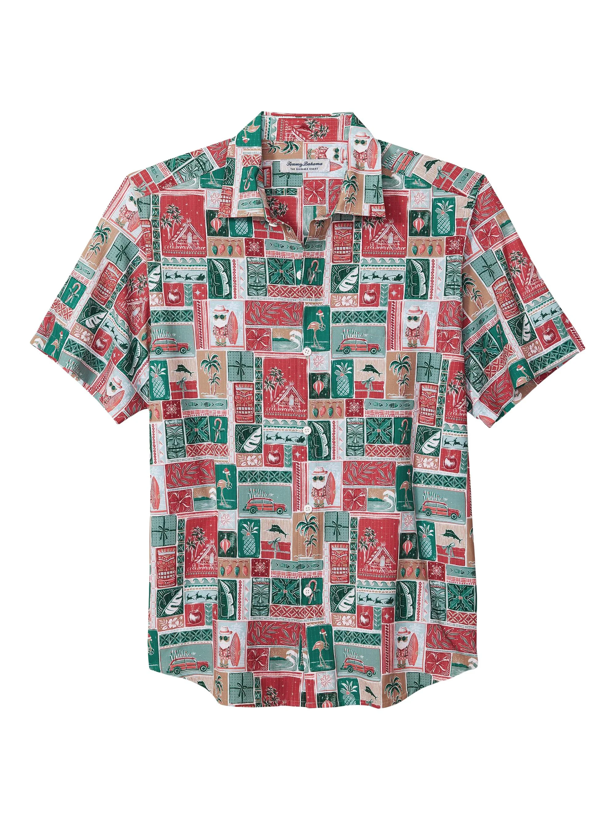 Men's Bahama Coast Gift Wrap Shirt - Havana - 1