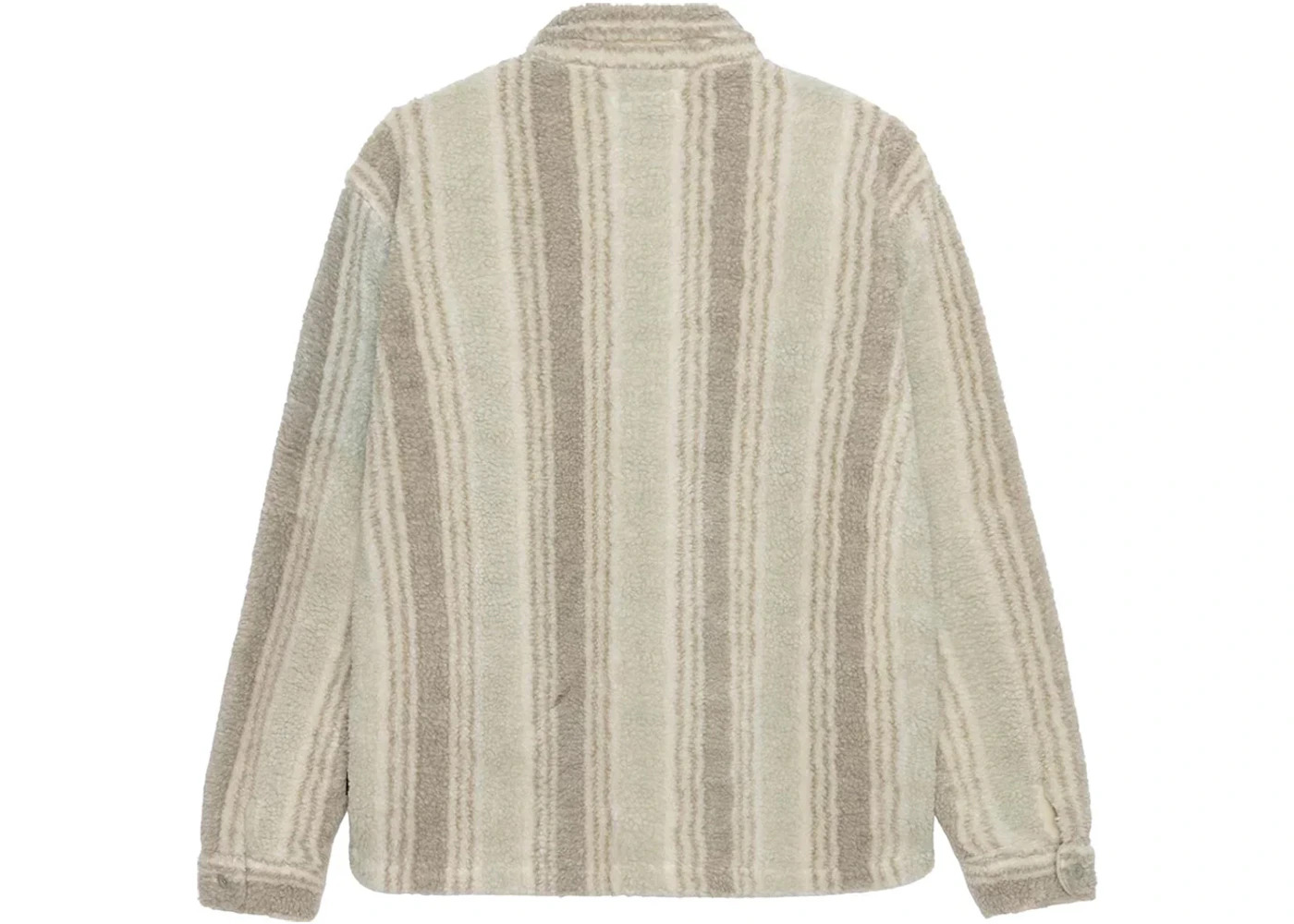 Stussy Stripe Sherpa Shirt Natural - 2