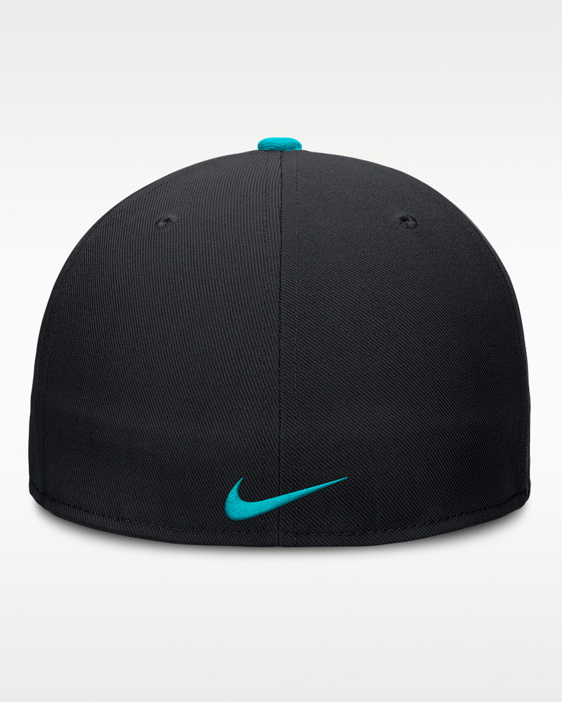Nike Miami Marlins City Connect True Men's Nike Dri-FIT MLB Fitted Hat outlook