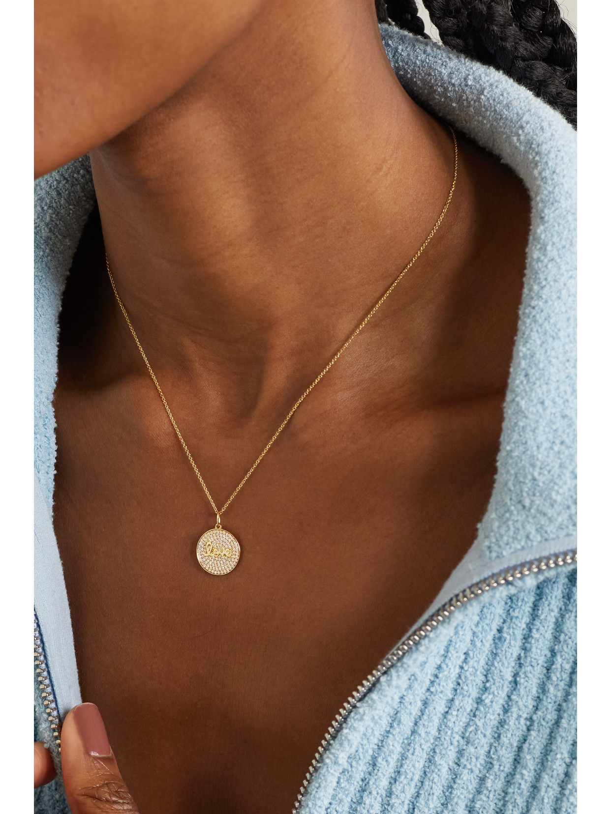 Love 14-karat Gold Diamond Necklace - 2
