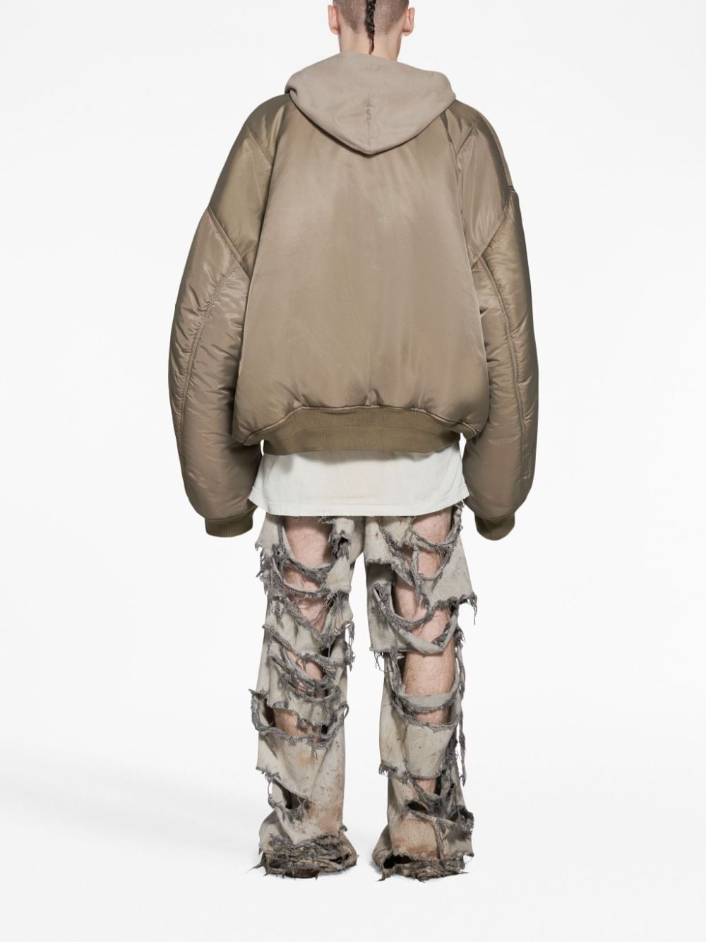 hooded bomber jacket - 4