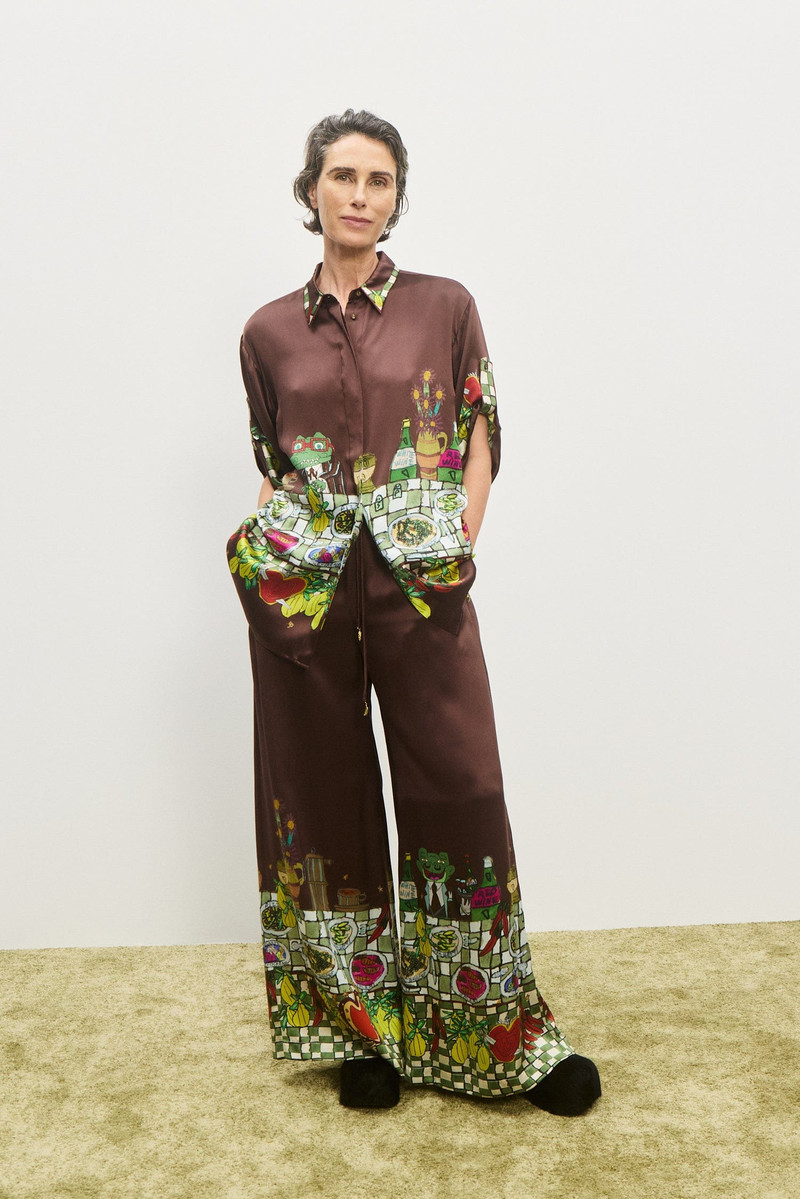 ALÉMAIS Fredo Silk Pant outlook