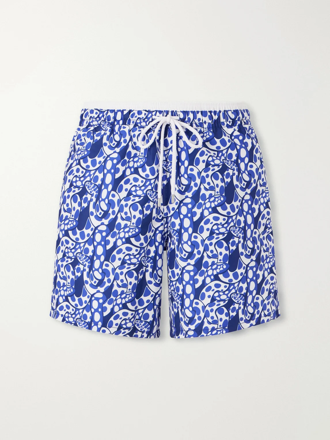 Moka Straight-Leg Mid-Length Printed Recycled Shell Swim Shorts - 1