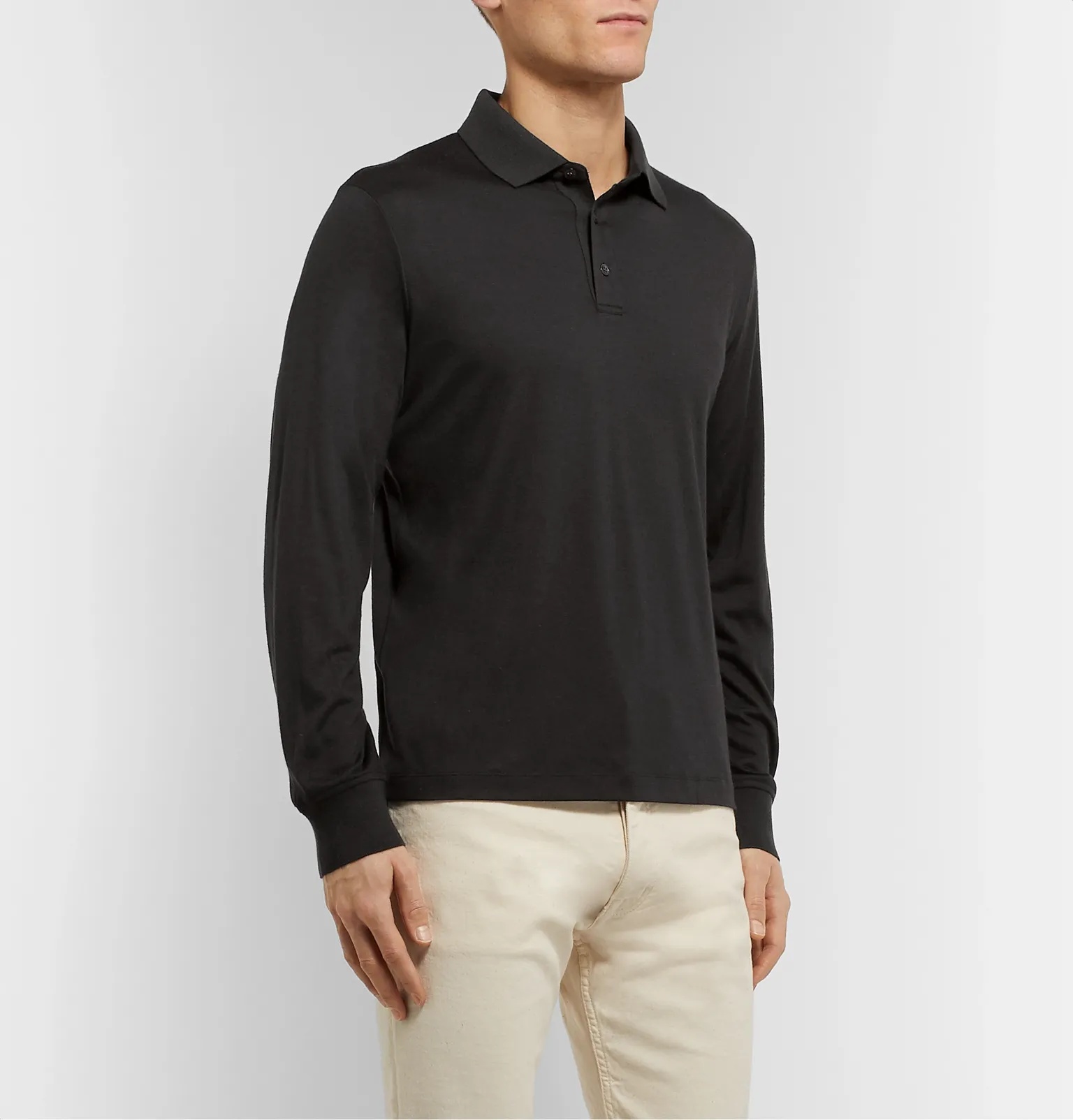 Cashmere Polo Shirt - 4