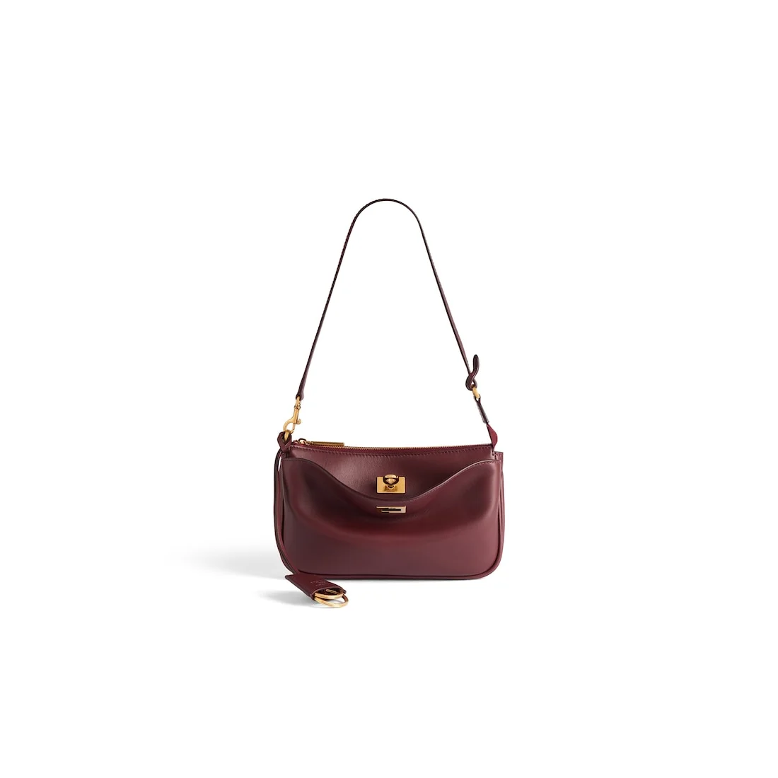 Women's Rodeo Sling Pochette in Dark Burgundy - 1
