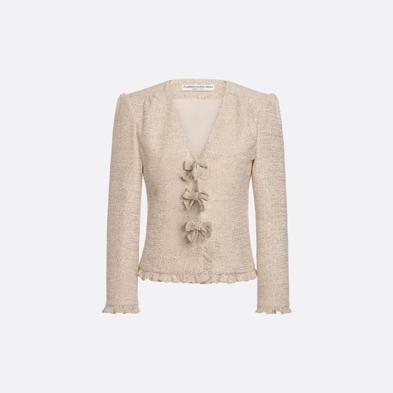 SEQUIN TWEED JACKET 1