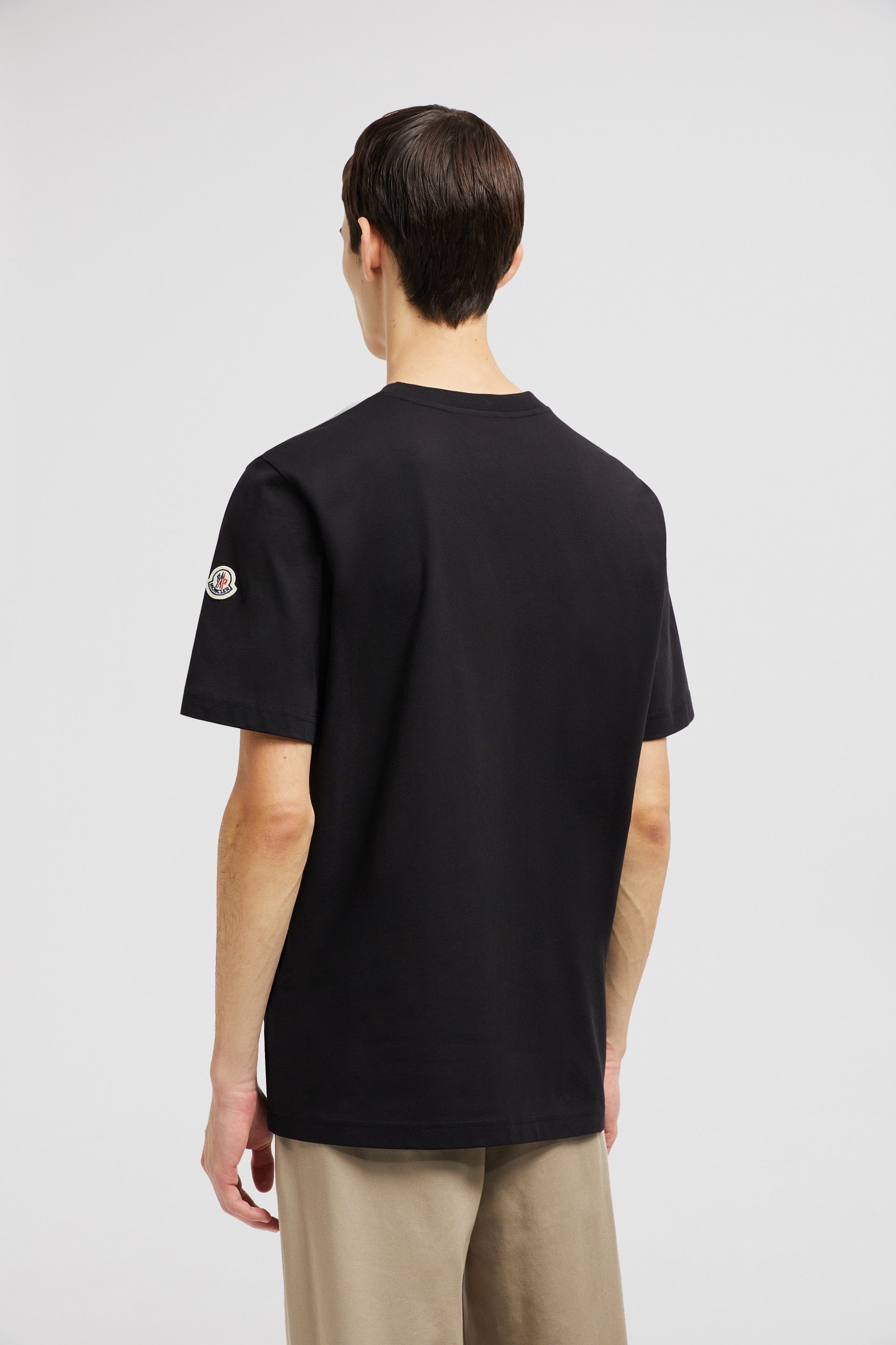 Embroidered Varsity Logo Cotton T-shirt - 5