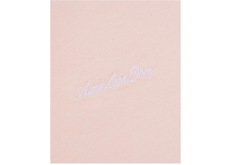 AIMÉ LEON DORE Aime Leon Dore Embroidered Logo Tee Pink outlook