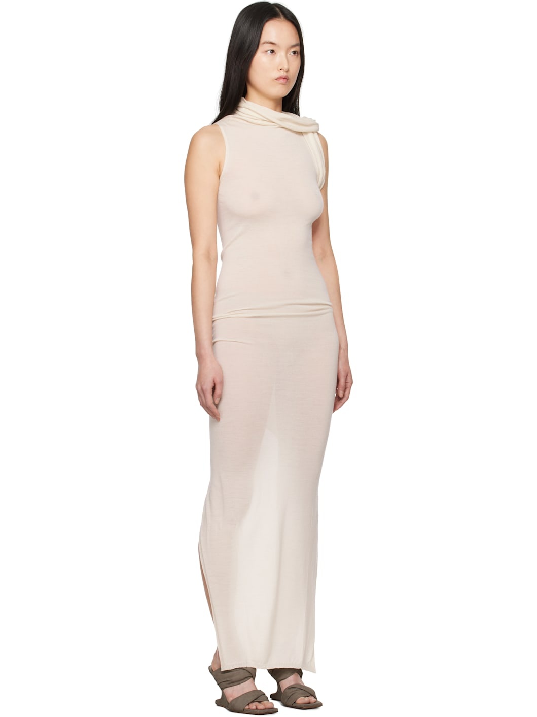 Off-White Hollywood Banded T Maxi Dress - 2