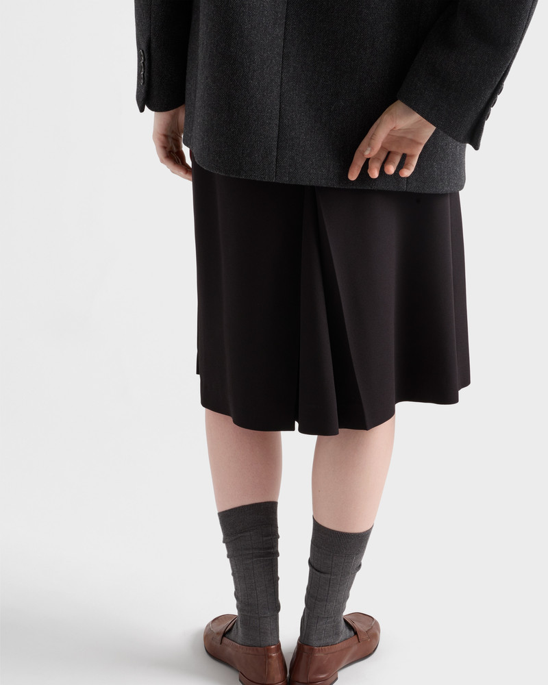 Sablé satin skirt 4