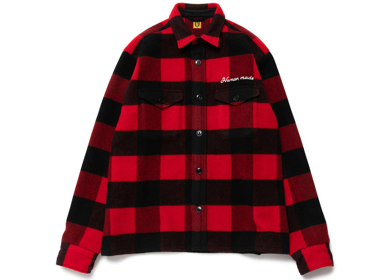 Human Made Human Made Wool Overshirt Red outlook