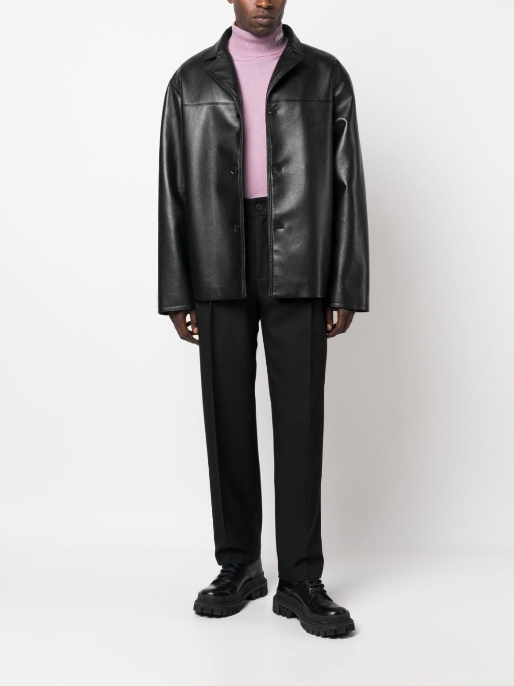 VERSACE JEANS COUTURE straight-leg tailored trousers