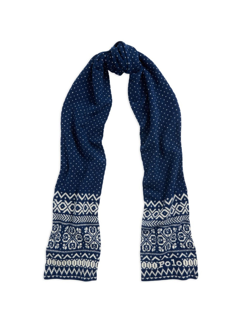 Fair Isle motif scarf 3