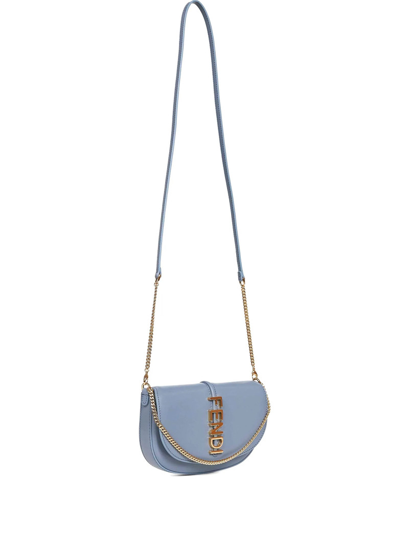 Fendi Lettering Chain Cross Body Bag 1