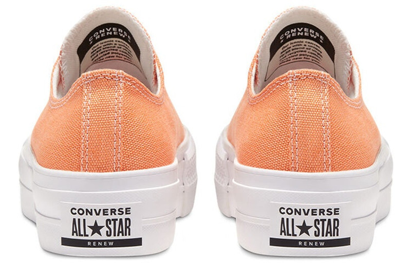 Converse (WMNS) Converse Renew Cotton Chuck Taylor All Star Platform Low 'Fuel Orange' 567855C outlook