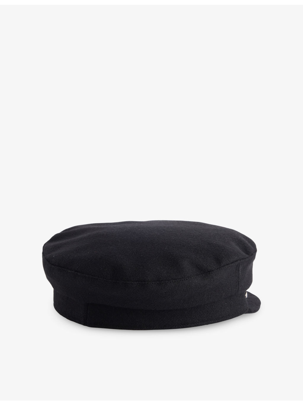 Angora Brand-Plaque Wool-Blend Beret - 3