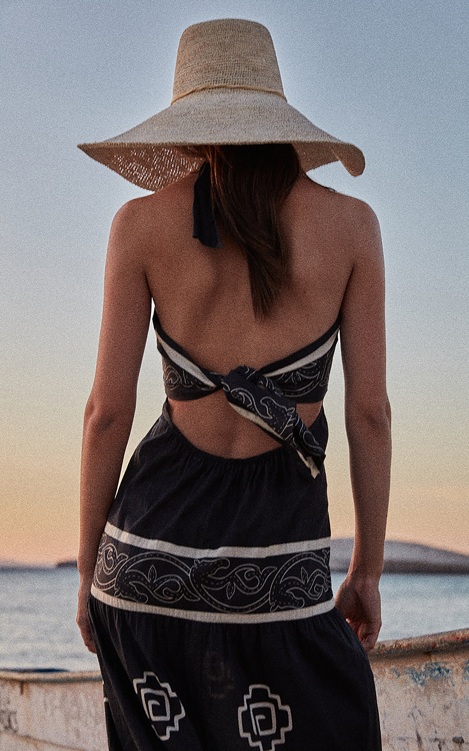 Symbols Of Pride Raffia Sun Hat white - 3