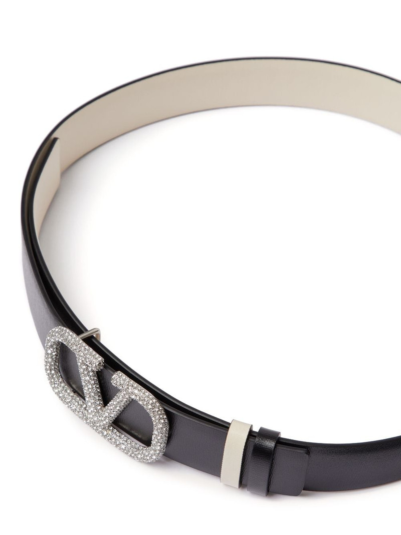 VLogo Signature reversible leather belt 3