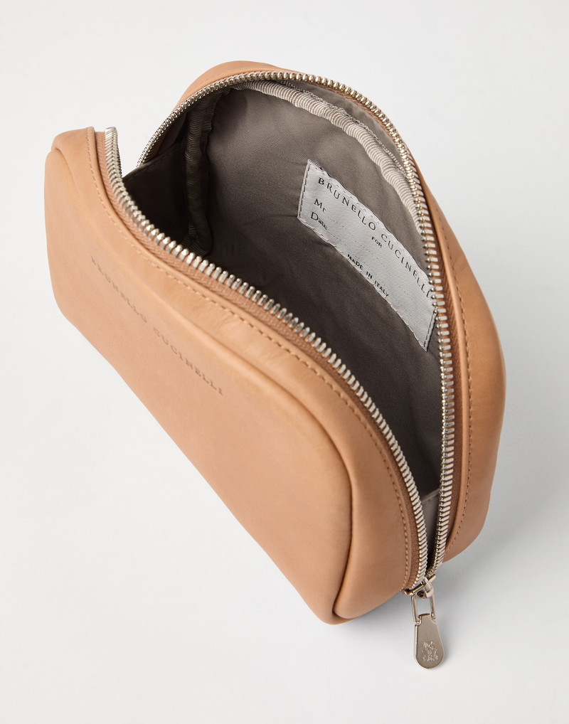 Matte calfskin beauty case 3