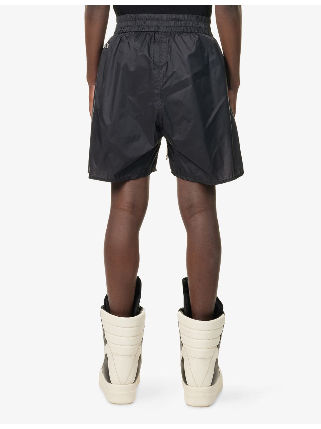 Rick Owens X Champion Logo-Embroidery Nylon Shorts - 4