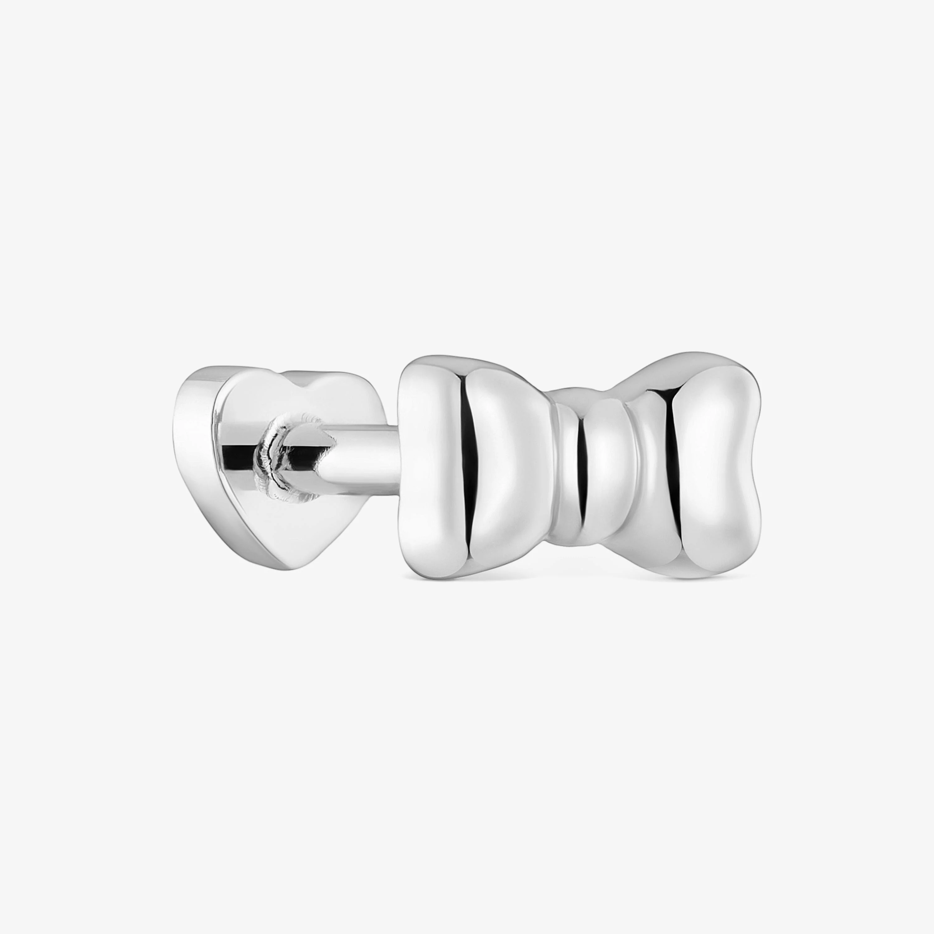 Steel bow Ear piercing TOUS Ribbon - 1