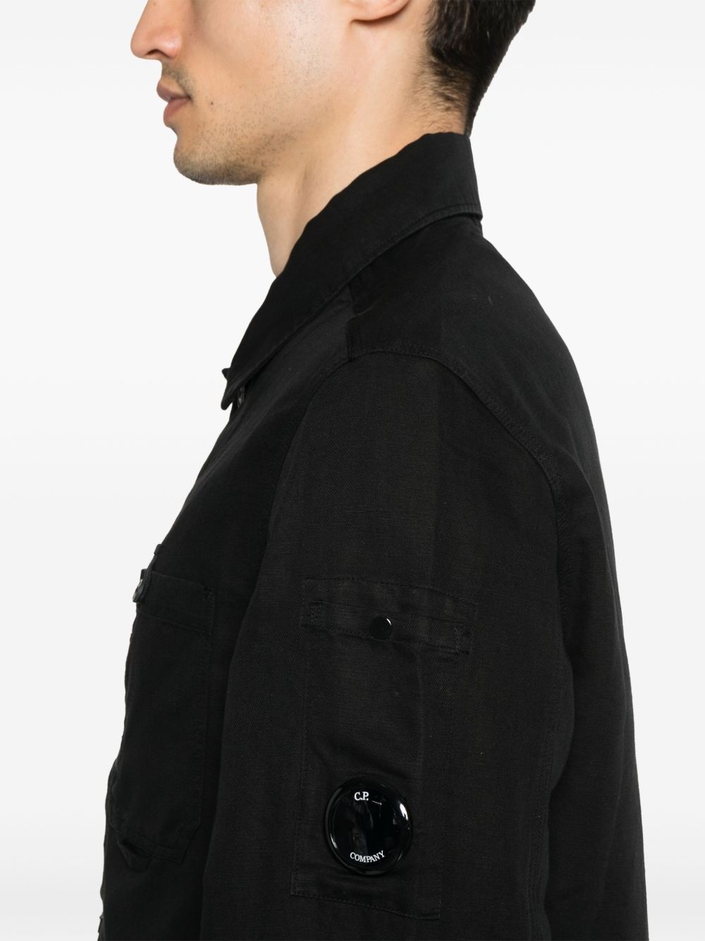 Lens-detailed overshirt - 5