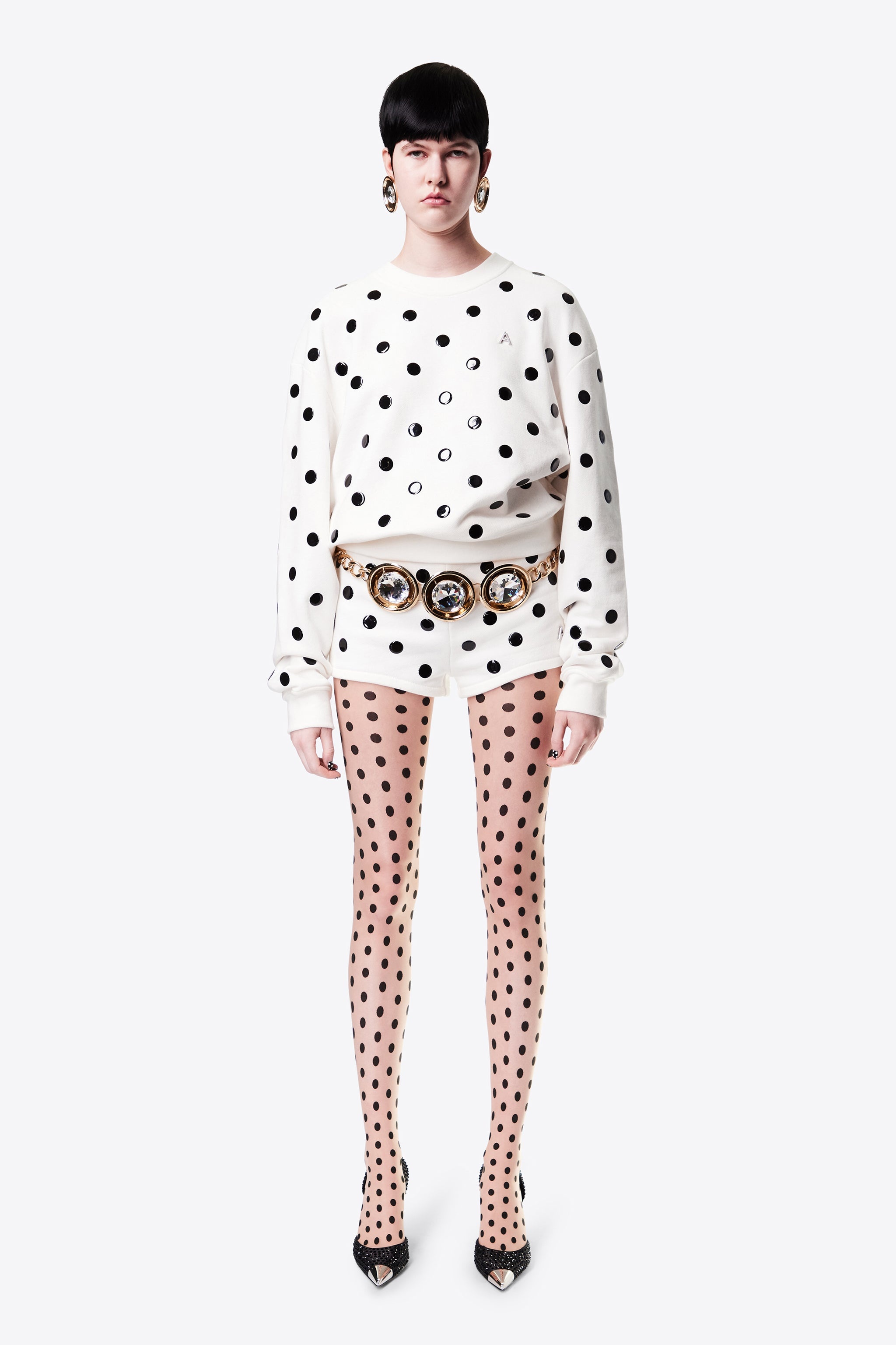 POLKA DOT SWEATSHIRT - 4