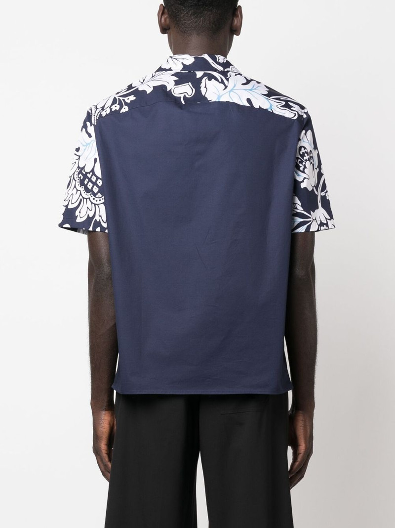 mix-print short-sleeve shirt 4