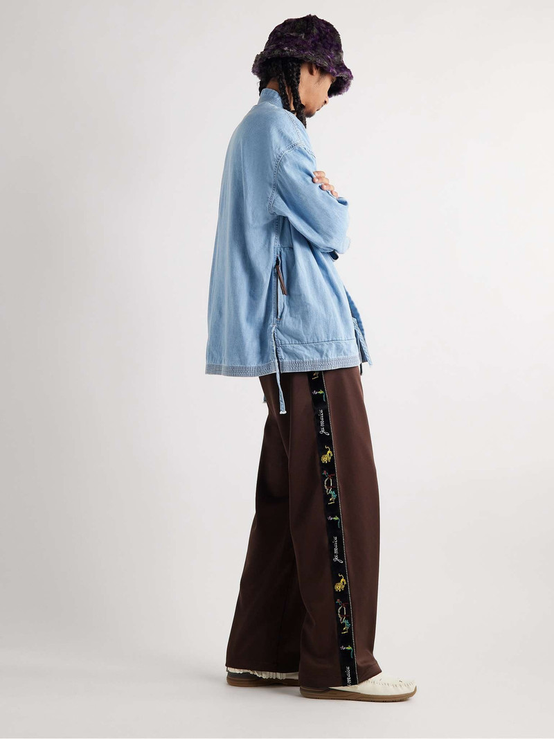 visvim FBT Shaman-Folk Fringed Beaded Suede Boots outlook