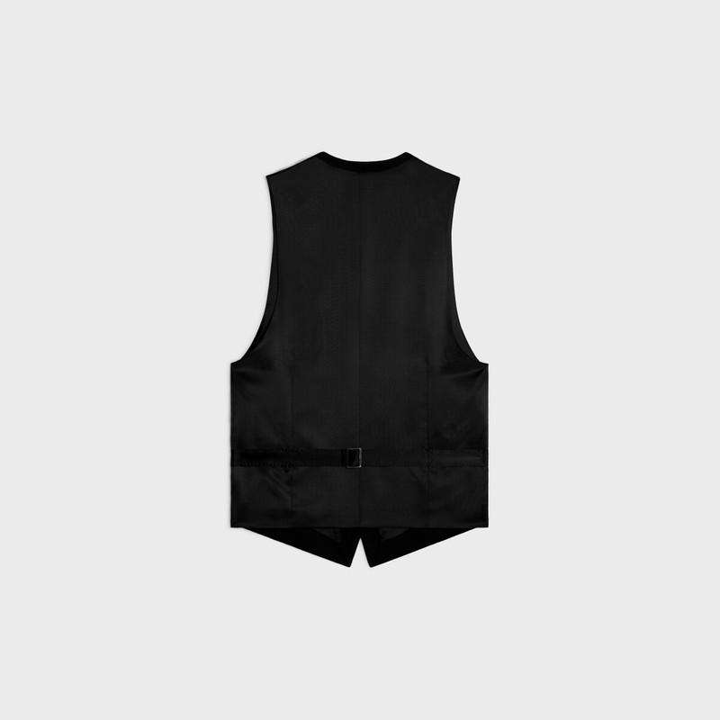 CELINE waistcoat in wool gabardine outlook