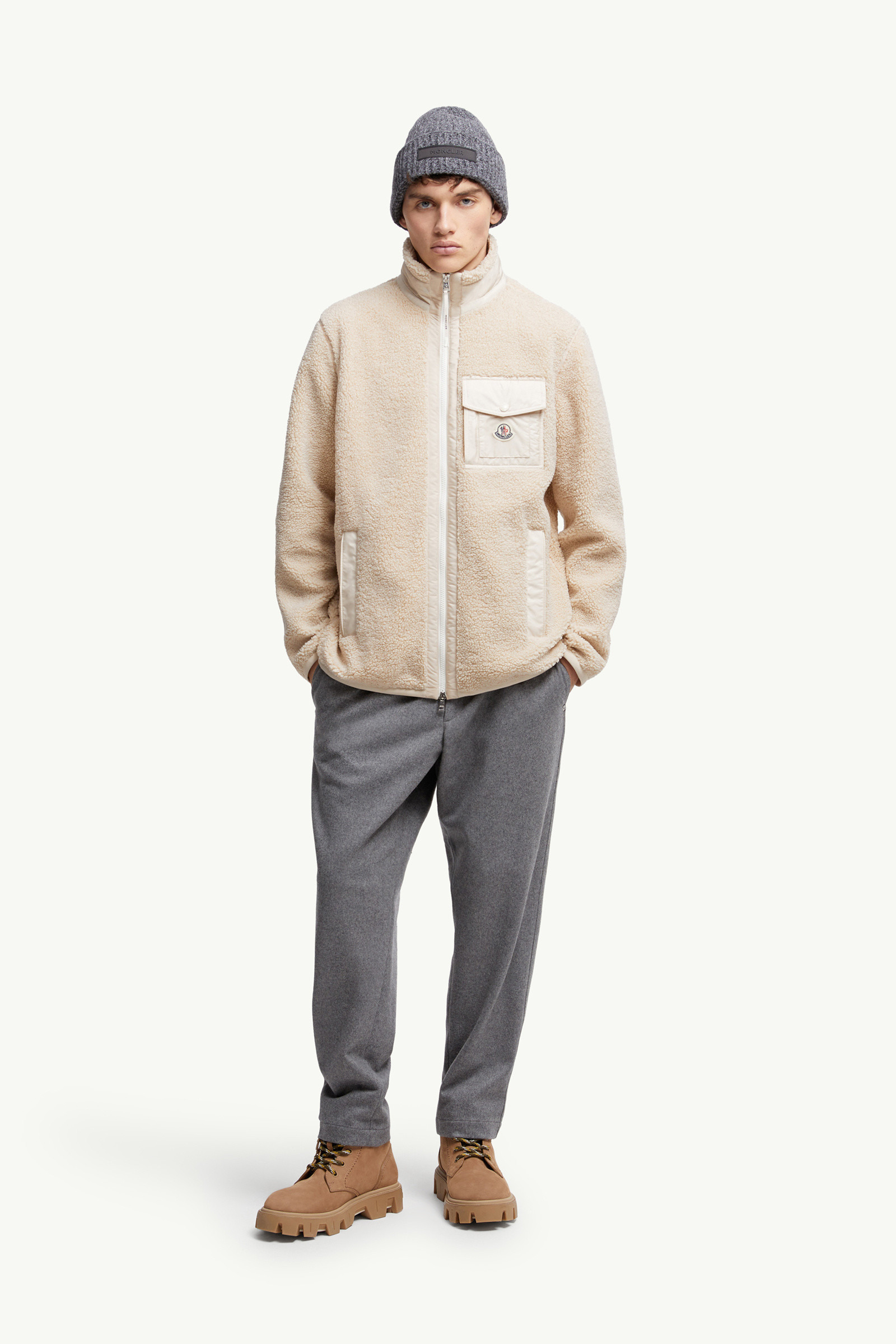 Teddy Zip-Up Sweatshirt with Pocket - 2