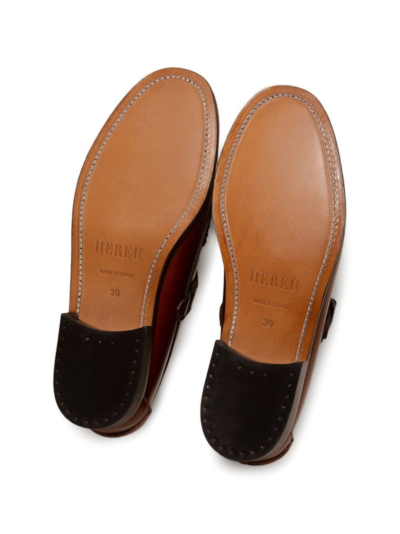 ALBER T-bar buckled loafers 4