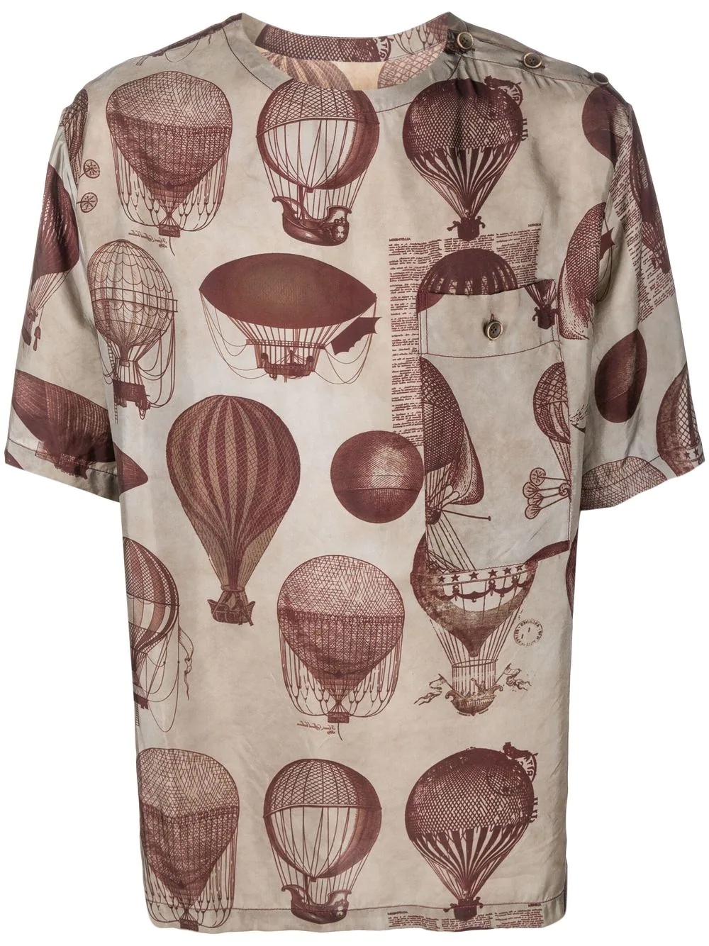 graphic-print short-sleeve T-shirt - 1