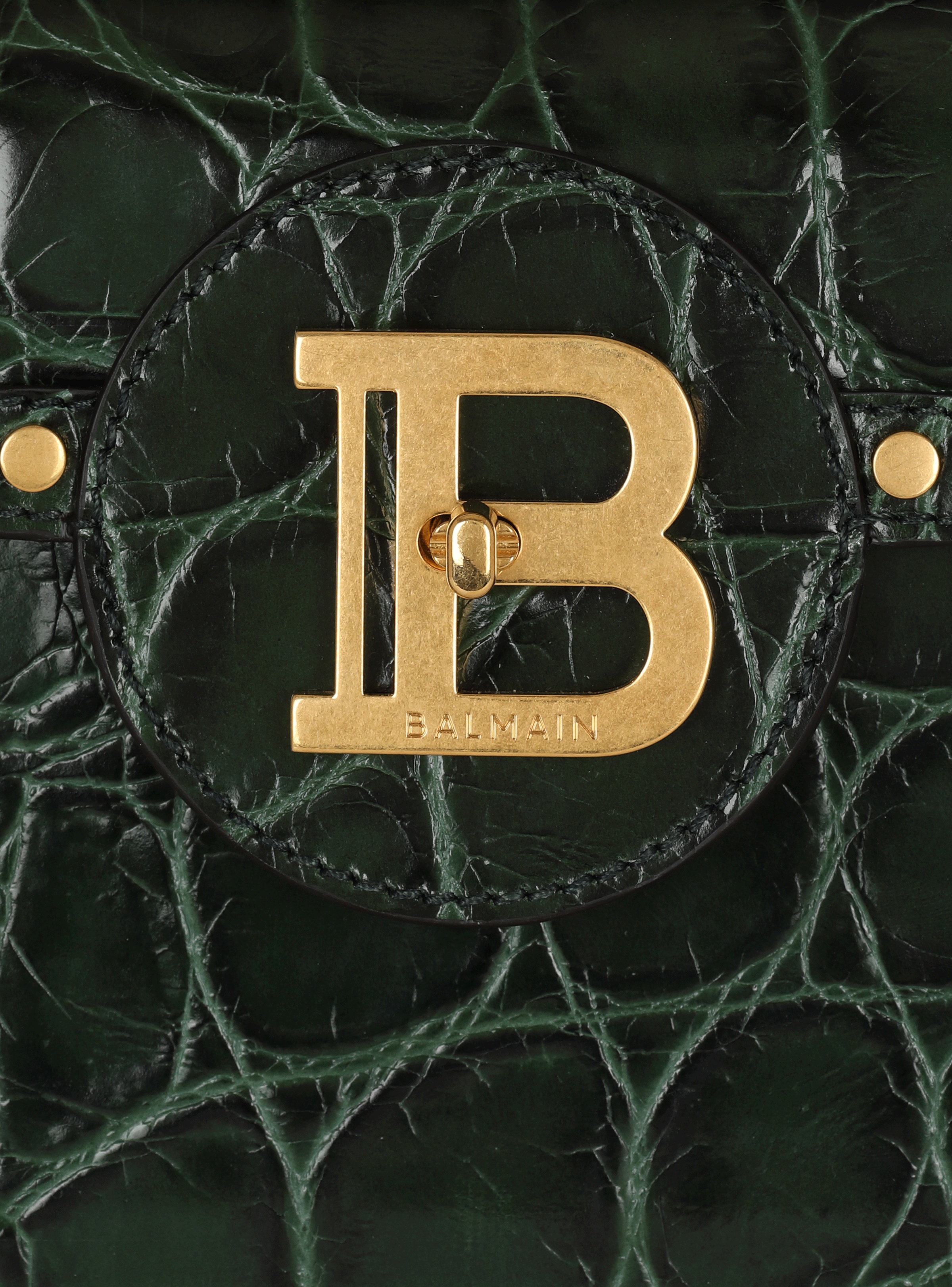B-Buzz Dynasty bag in crocodile-print leather - 7