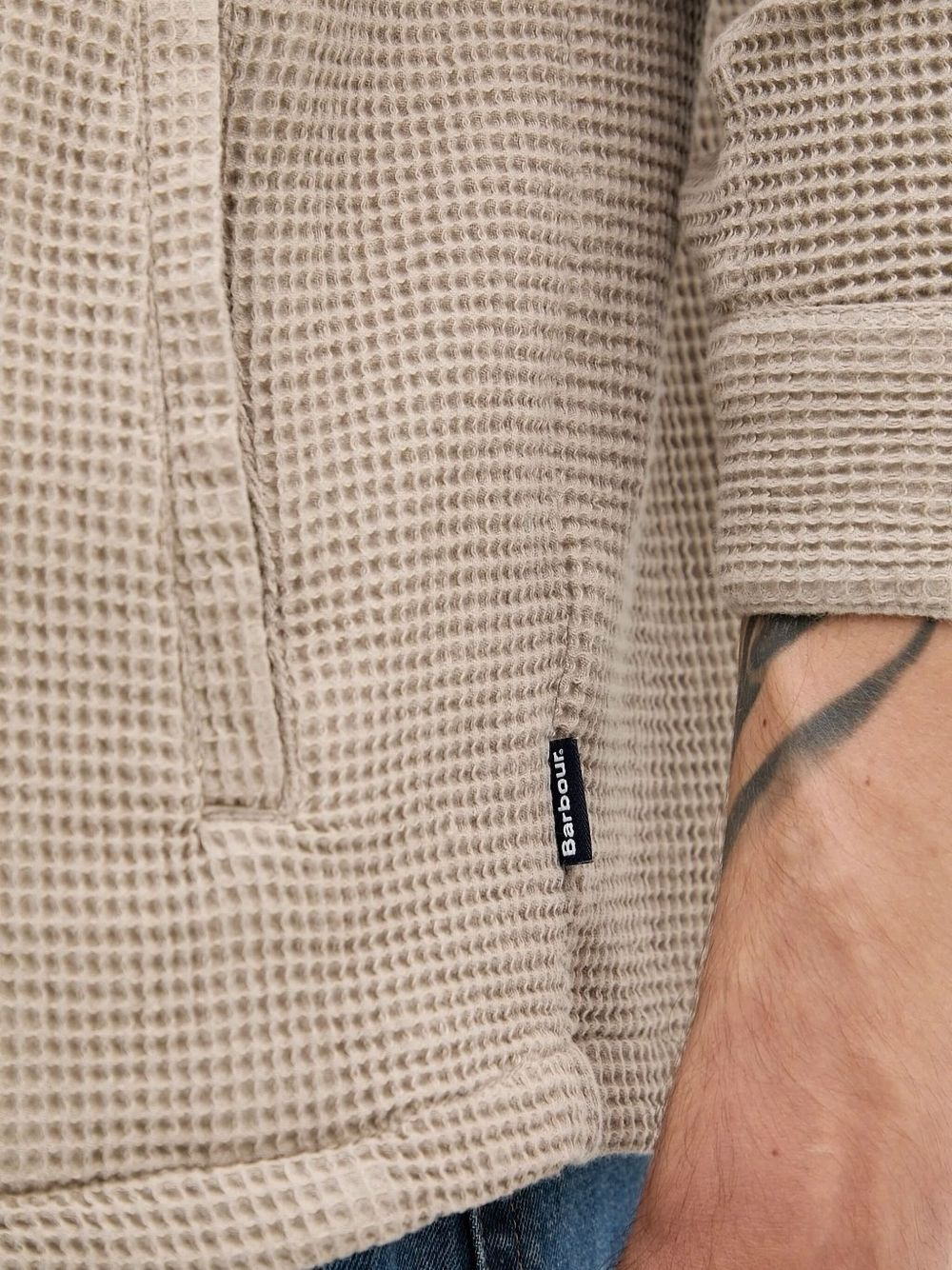 waffle-texture shirt - 4