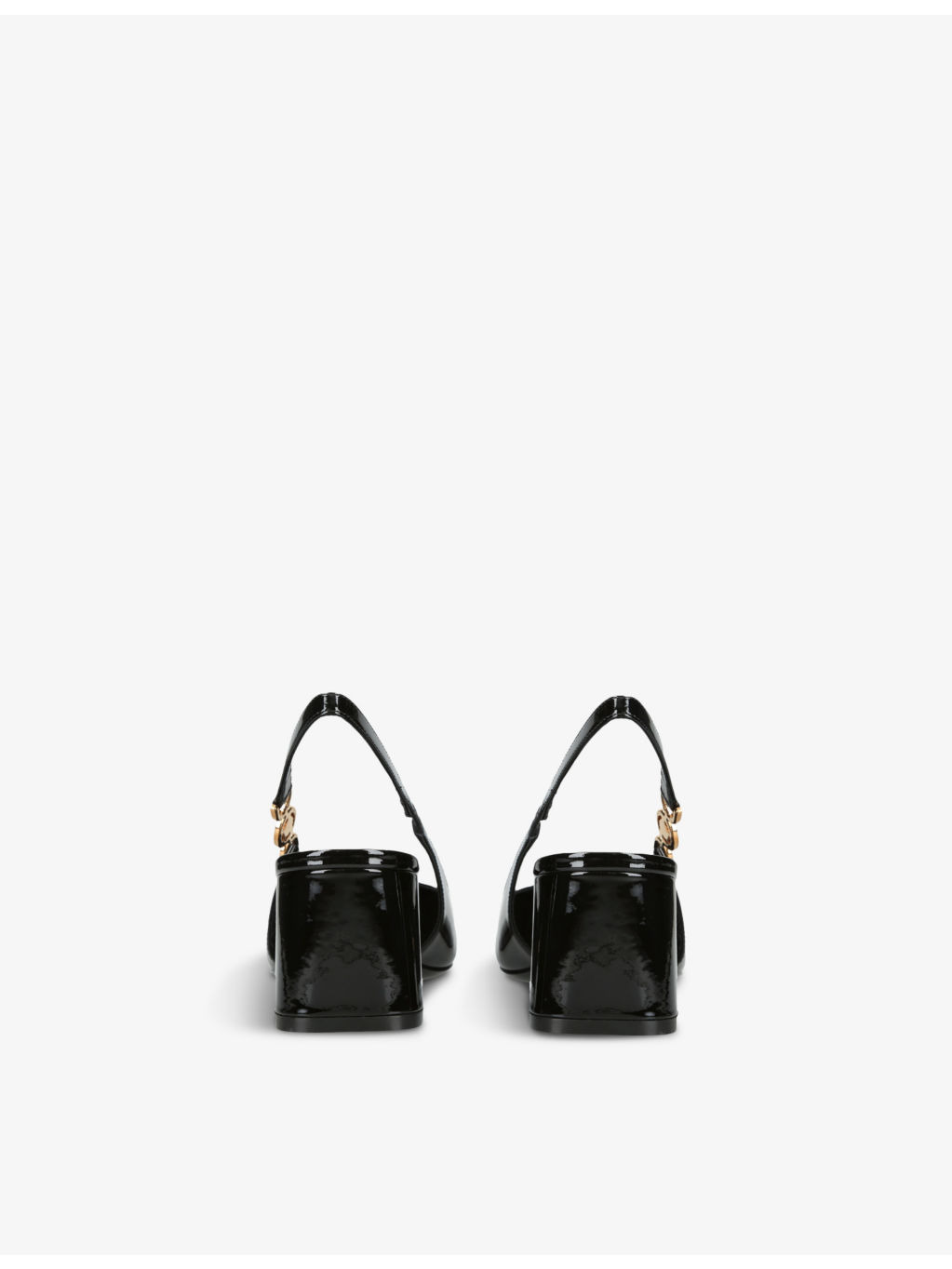 Medusa 55 patent-leather slingback courts - 4