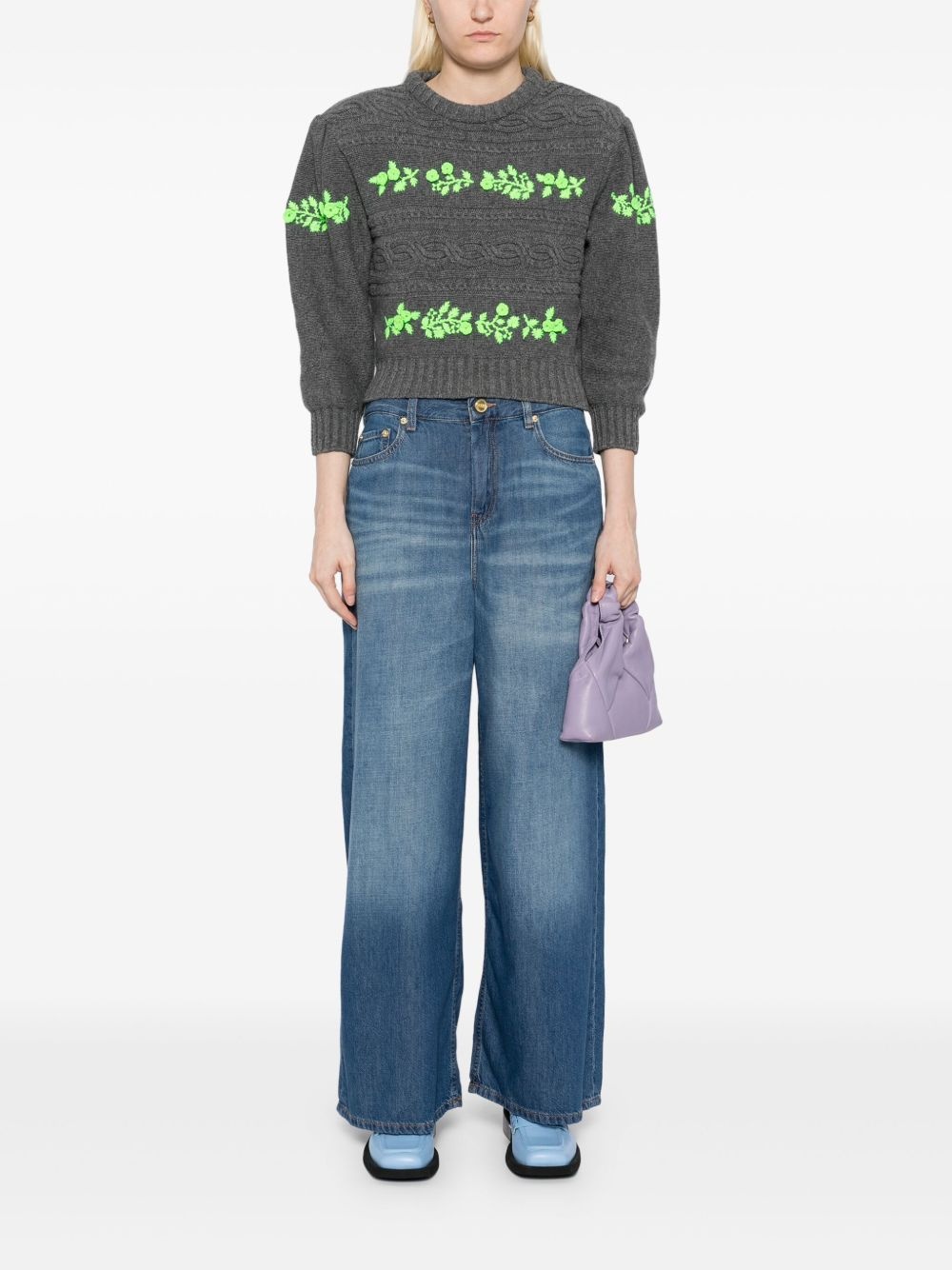 wide-leg jeans - 2