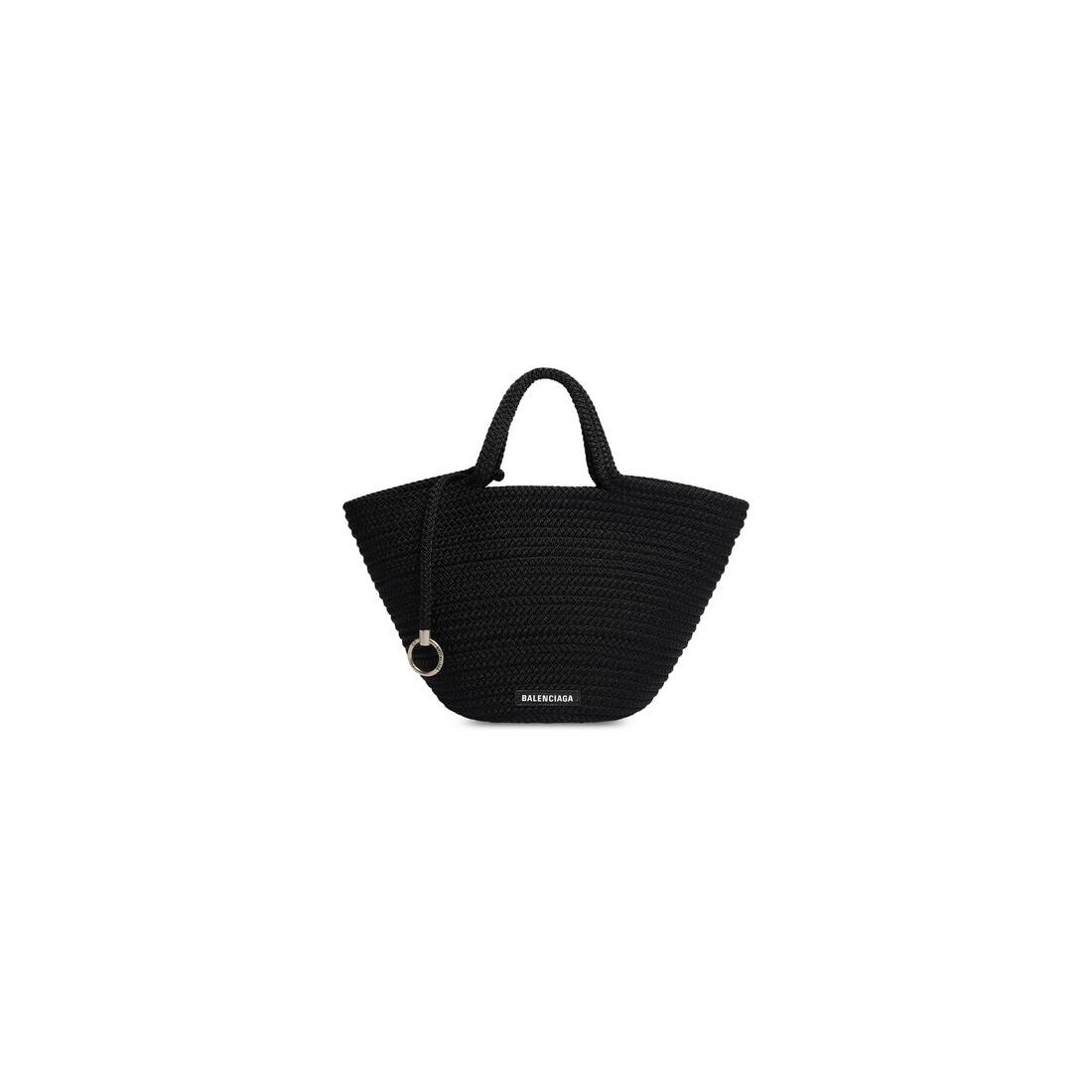 Women's Ibiza Medium Basket With Strap in Black - 1