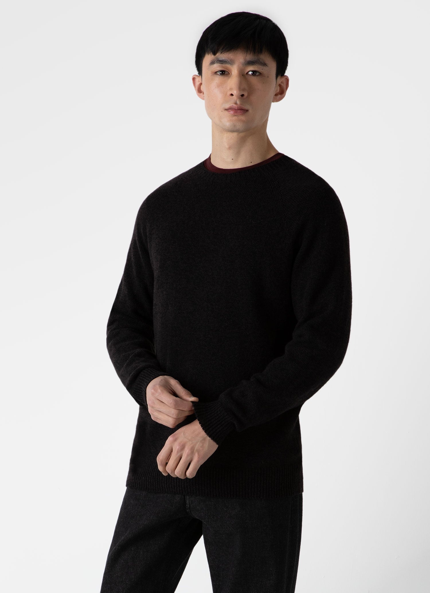 Lambswool Crew Neck Jumper - 2