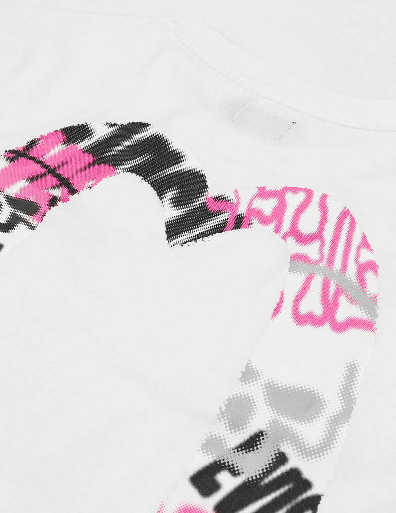 Logo and Graffiti Daicock Print Boyfriend T-Shirt 5