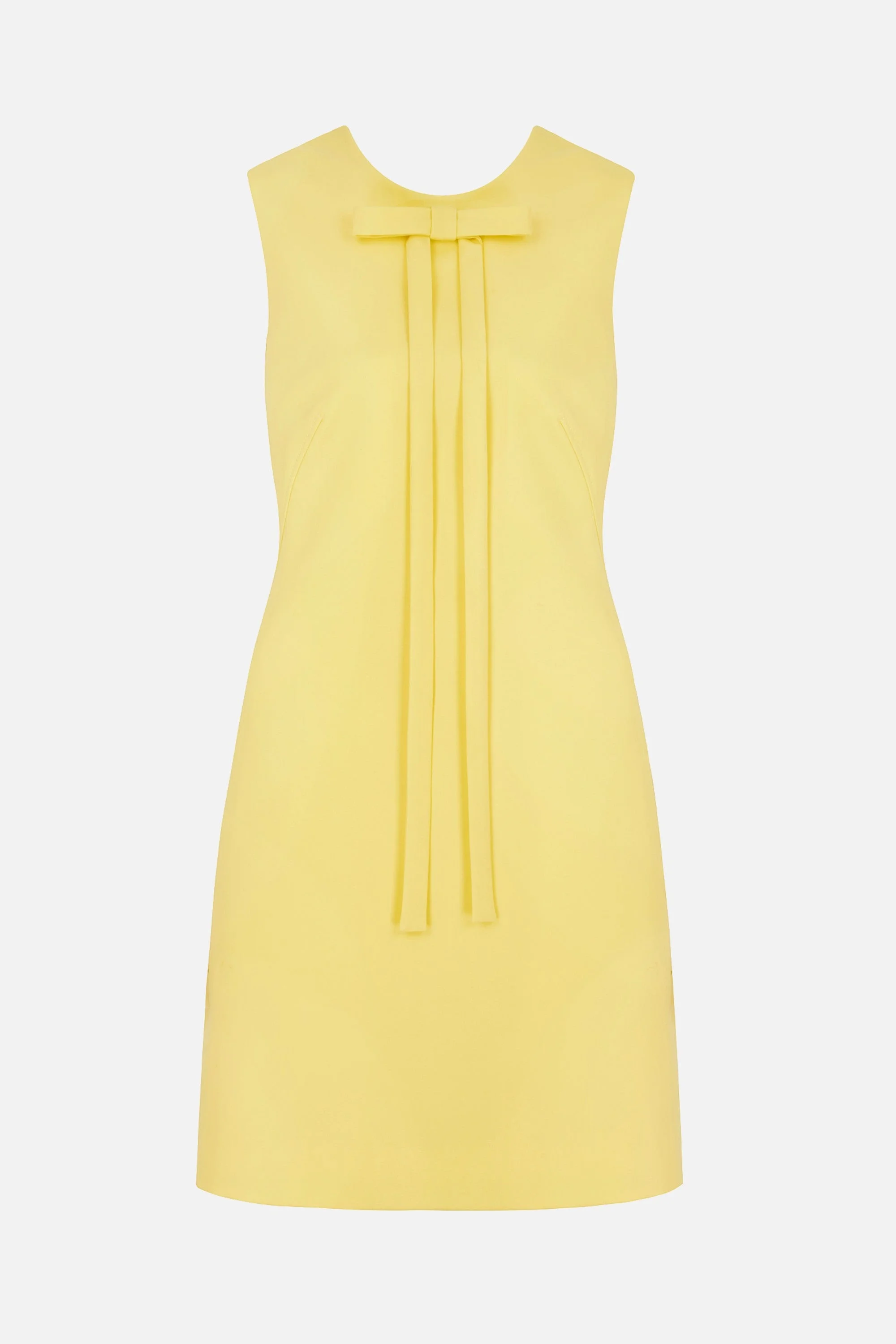 Sorra Dress In Lemon Summer Wool - 1