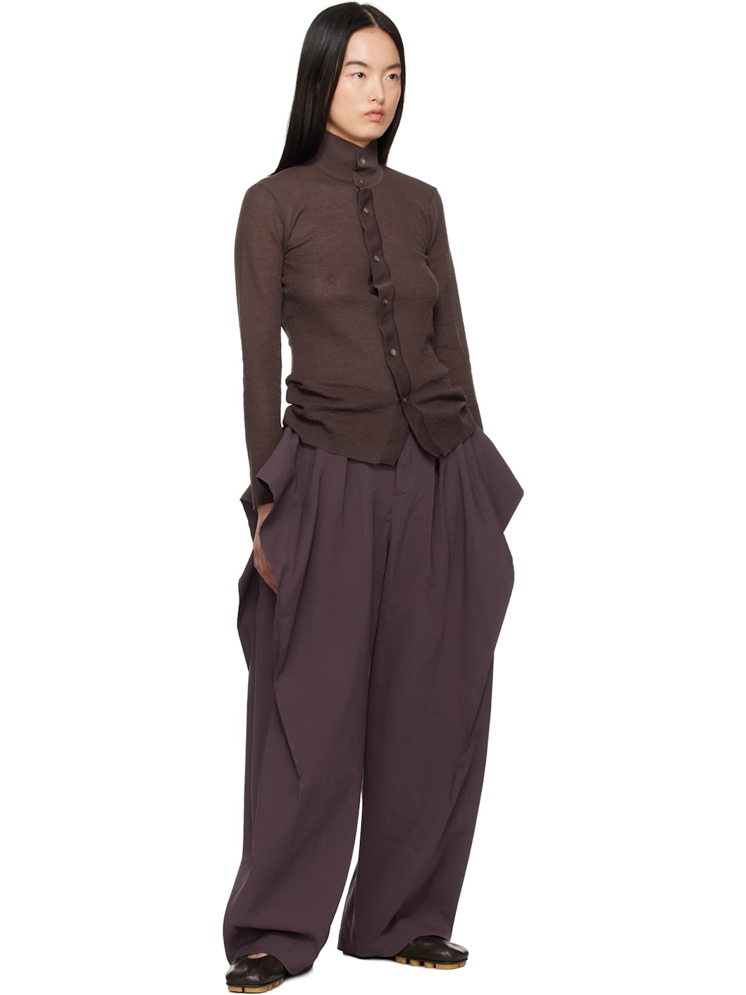 Brown Personality Trousers - 4
