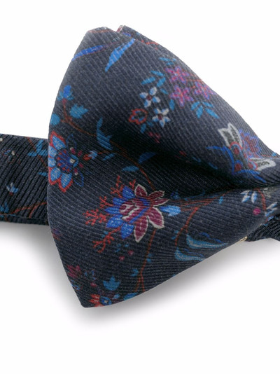 Etro floral-print bow tie outlook