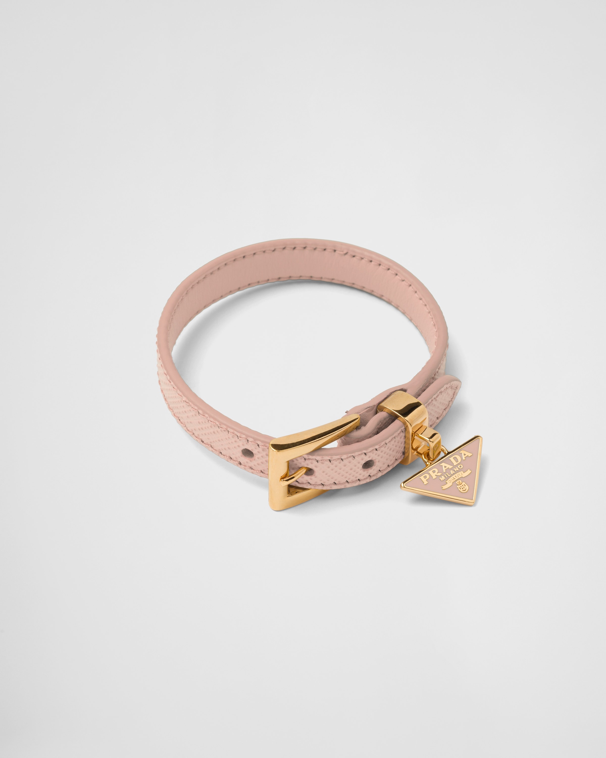 Saffiano leather bracelet - 1