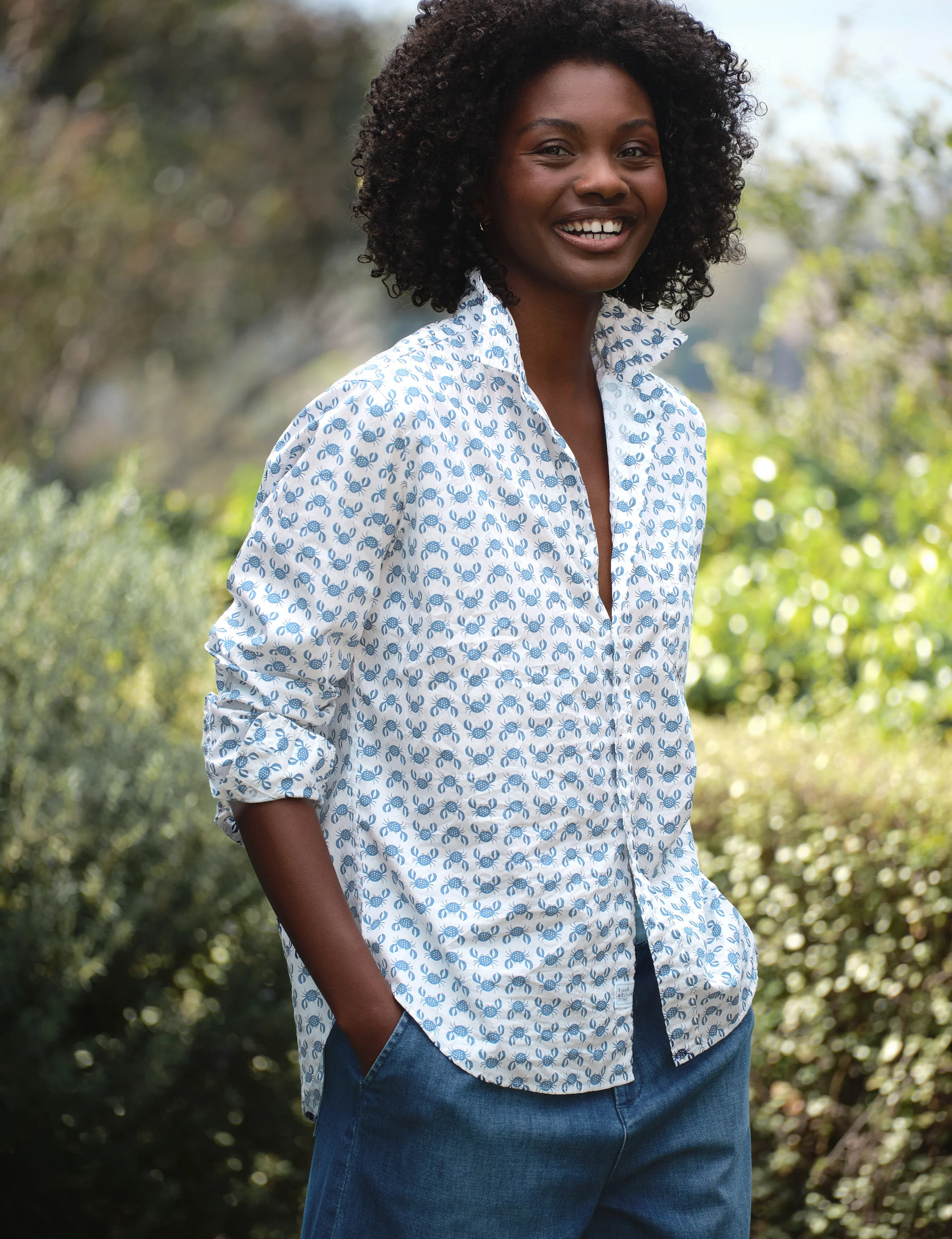 Relaxed Button-Up Shirt - 1